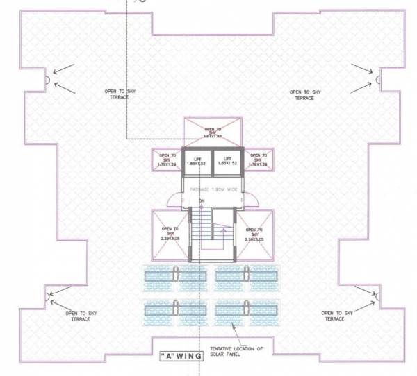 skyview-towers A Wing Cluster Plan Terrace