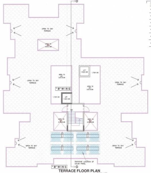  skyview-towers B Wing Cluster Plan Terrace