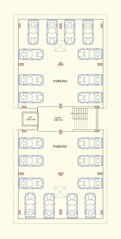  satyam apartment Satyam Apartmen Cluster Plan for ground Floor