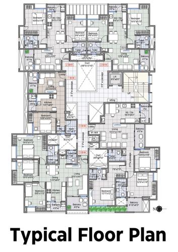  the-enclave The Enclave Cluster Plan from 1st to 7th Floor