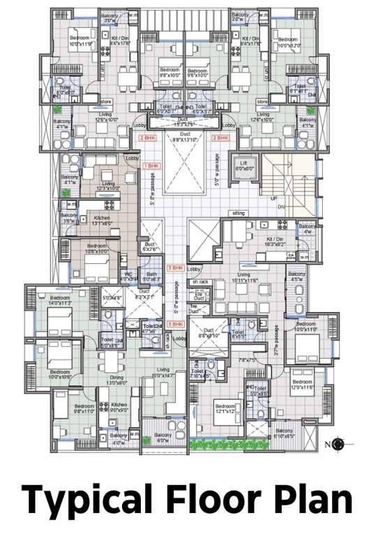  the enclave The Enclave Cluster Plan from 1st to 7th Floor