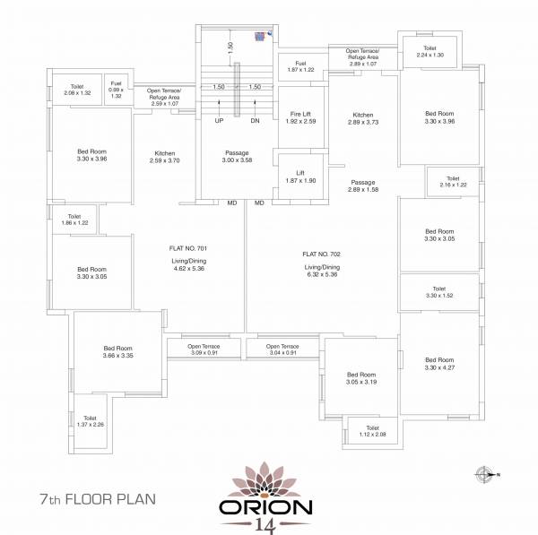  orion-14 Orion 14 Cluster Plan for 7th Floor