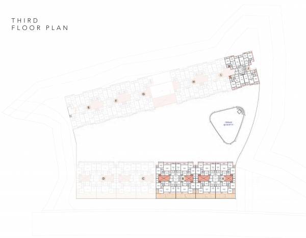 Wing A, B, J Cluster Plan for 3rd Floor shakti-skyline Wing A, B, J Cluster Plan for 3rd Floor