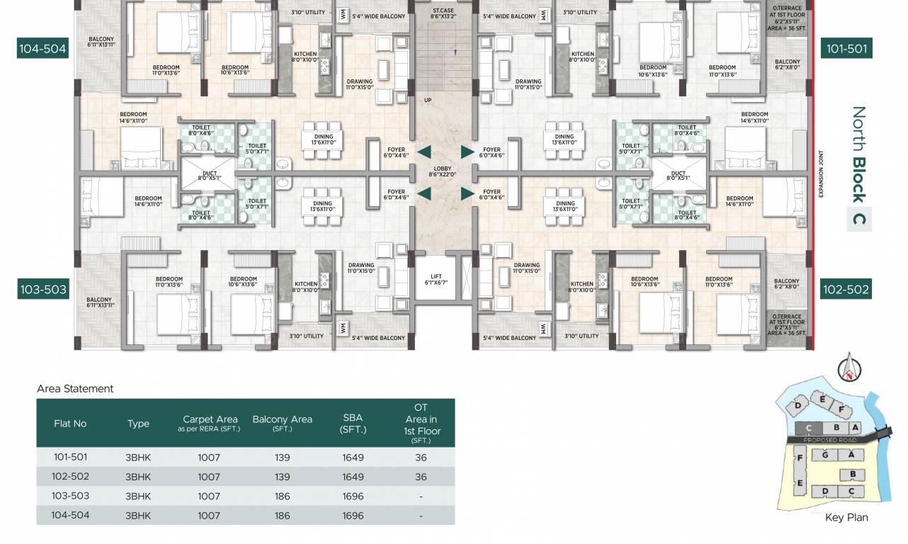  ashray vihar phase ii Ashray Vihar Phase II Block C Cluster Plan