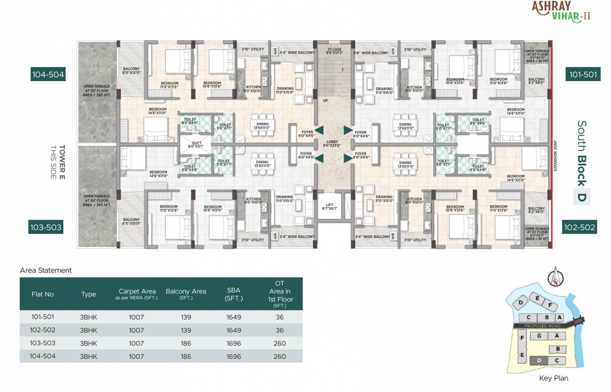  ashray vihar phase ii Ashray Vihar Phase II Block D Cluster Plan