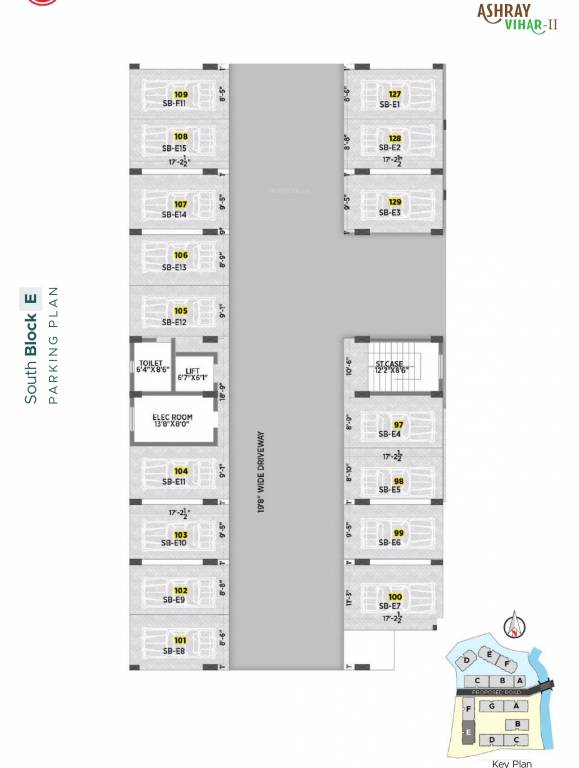  ashray vihar phase ii Ashray Vihar Phase II Block E Cluster Plan