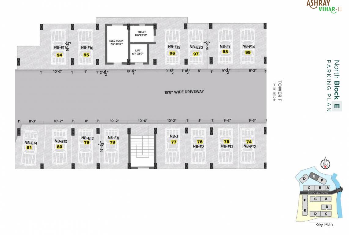  ashray vihar phase ii Ashray Vihar Phase II Block E Cluster Plan