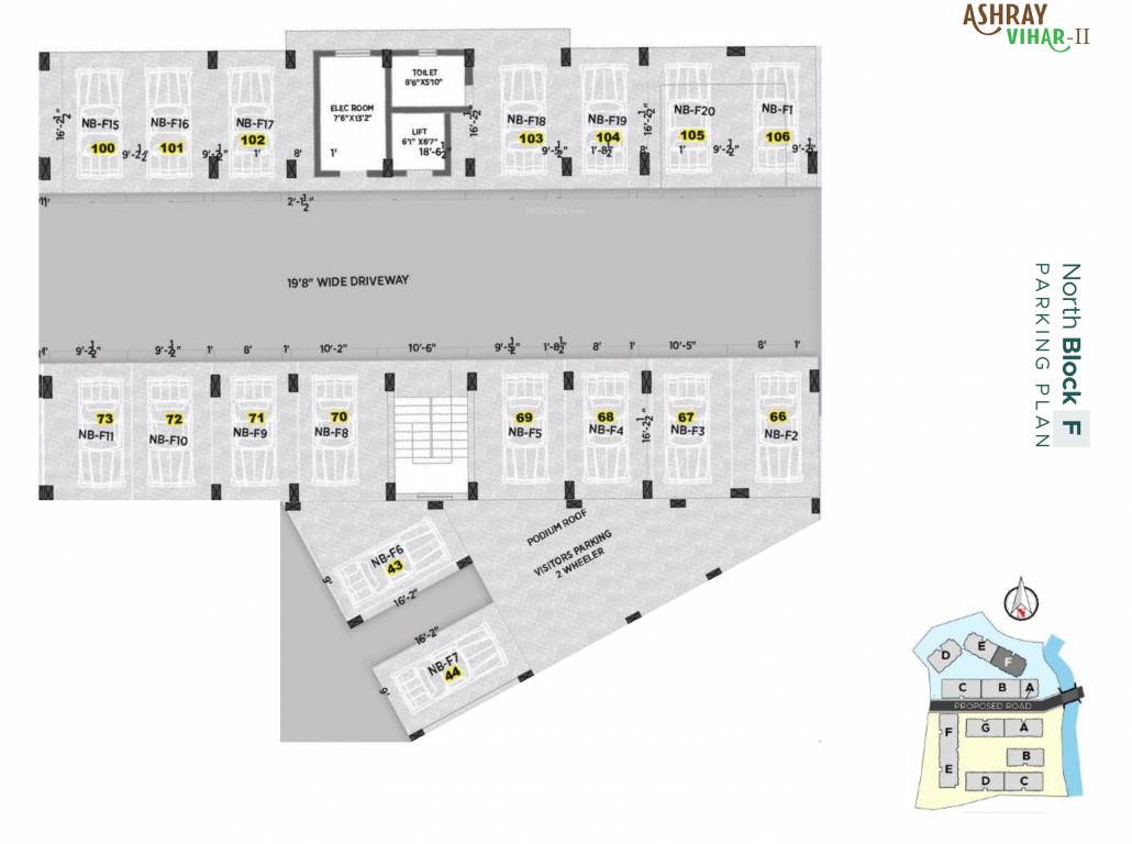  ashray vihar phase ii Ashray Vihar Phase II Block F Cluster Plan