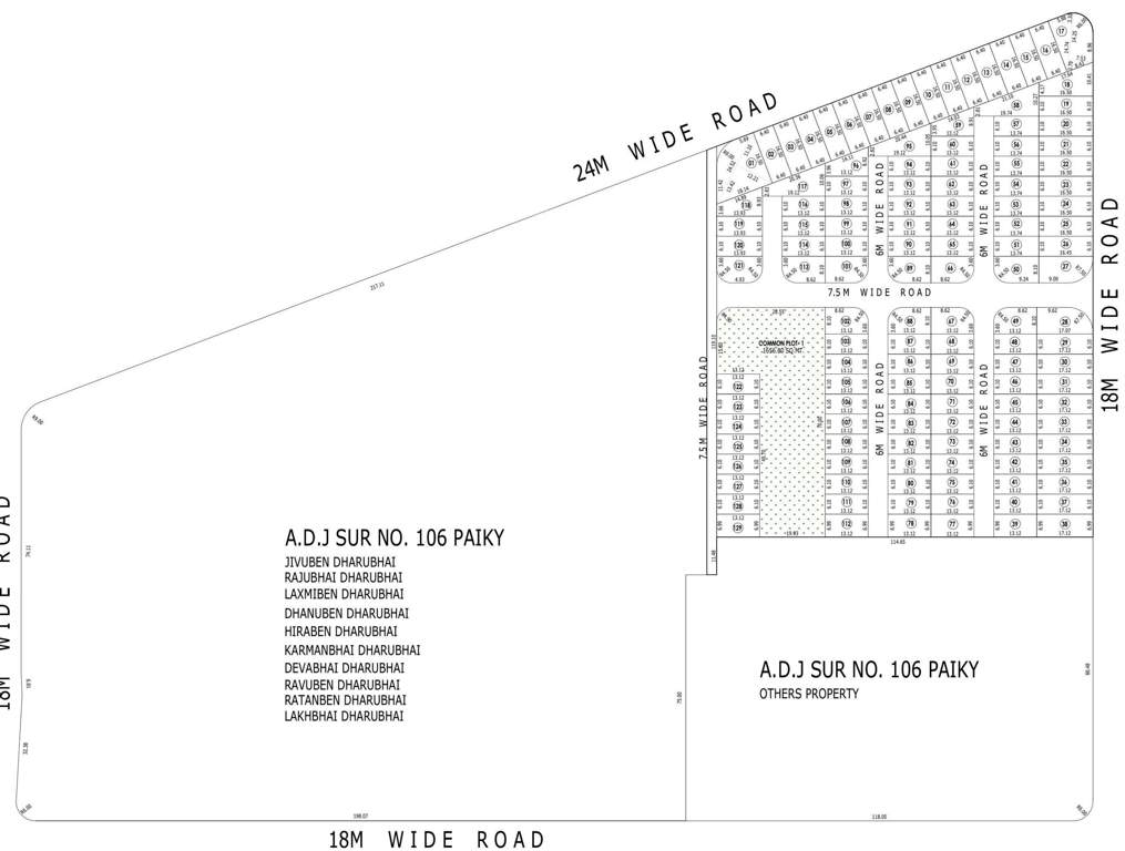  silver park Layout Plan