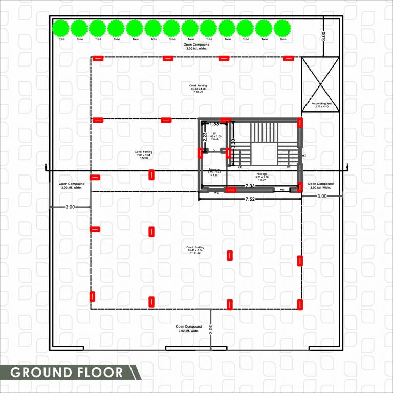  square view Square View Cluster Plan for ground Floor