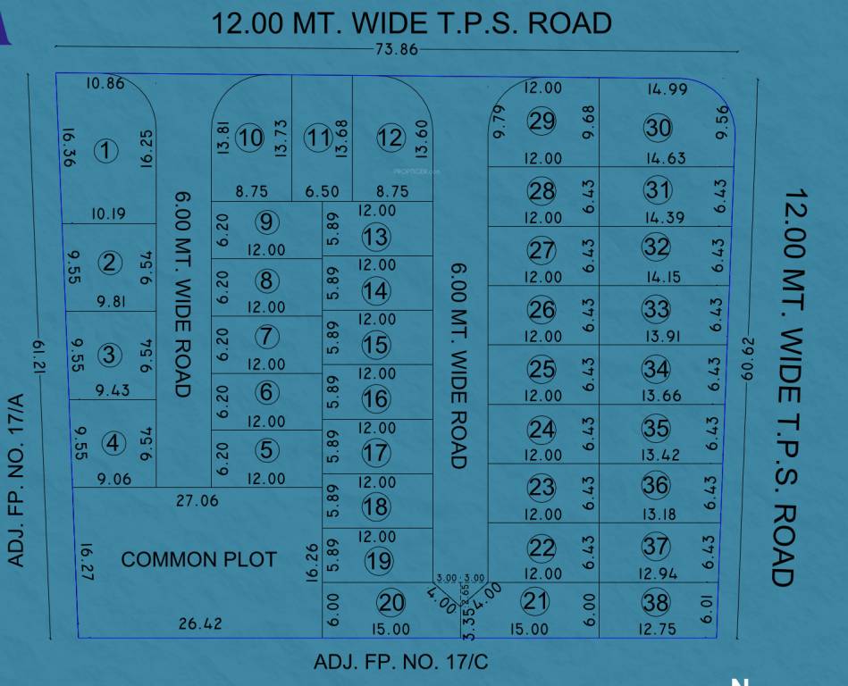 zanzariya bunglows Layout Plan