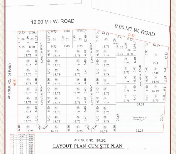 Layout Plan shivam-amrut-12 Layout Plan