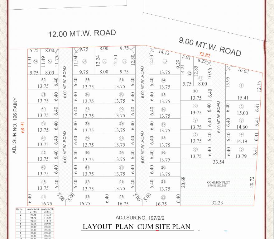 shivam amrut 12 Layout Plan