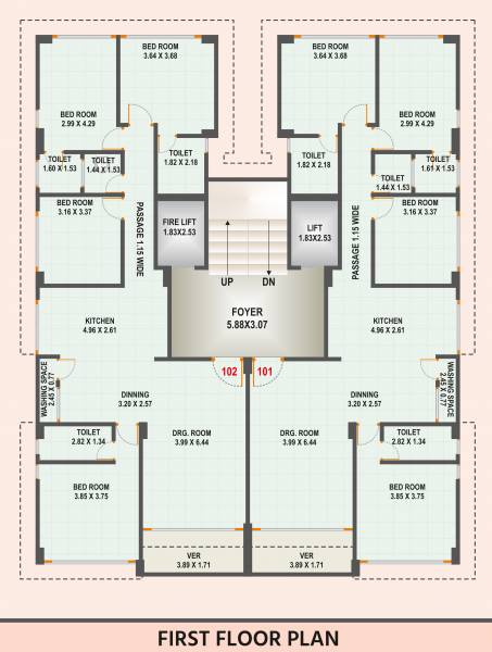  marina-7 Marina 7 Cluster Plan for 1st Floor