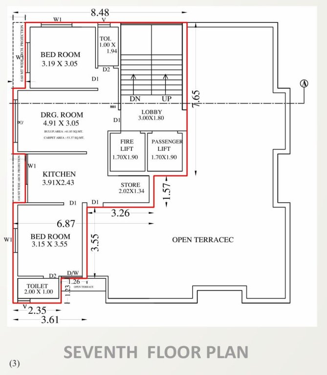  shivansh Shivansh Cluster Plan from 1st to 7th Floor