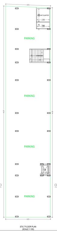  p s n enclave P S N Enclave Cluster Plan For Stilt