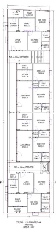  p s n enclave P S N Enclave Cluster Plan For Typical