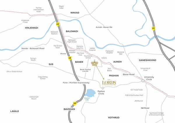  the-lords Location Plan