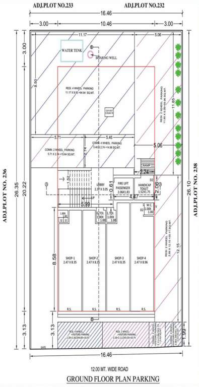  shreeji villa Shreeji Villa Cluster Plan for ground Floor