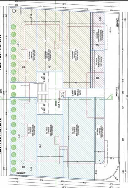 vraj-utsav Block A Cluster Plan Ground Floor