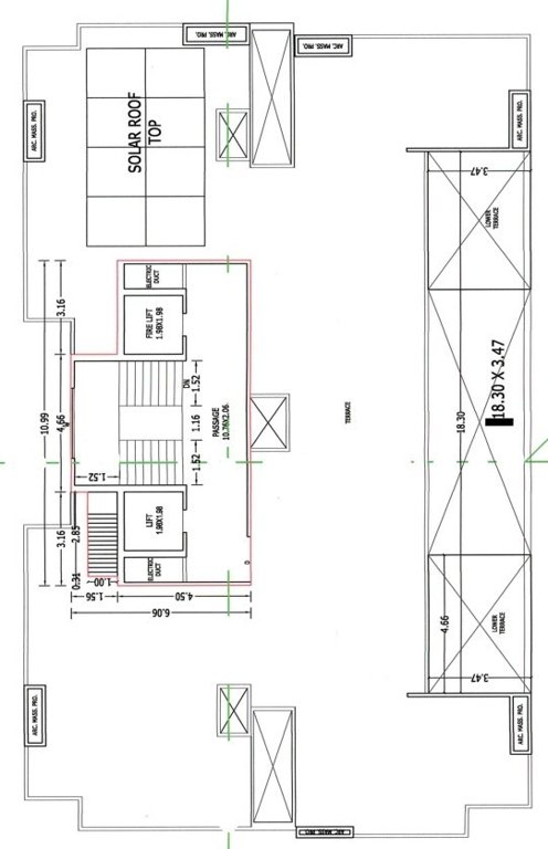 vraj utsav Block A Cluster Plan Terrace