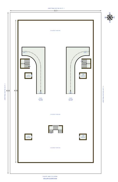  silver heights Silver Heights Cluster Plan for ground Floor
