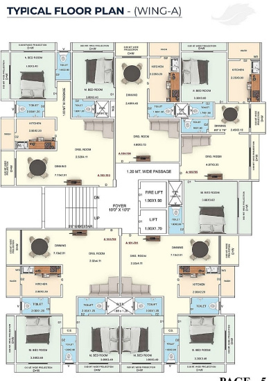  golden-leaf Tower A Cluster Plan