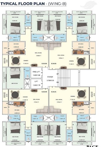  golden leaf Tower B Cluster Plan