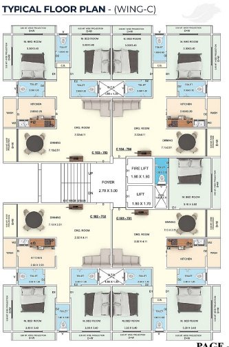  golden leaf Tower C Cluster Plan