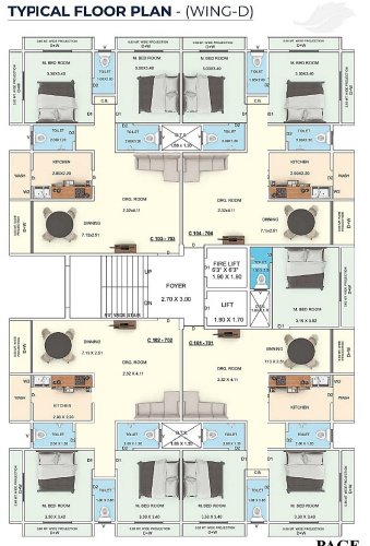  golden leaf Tower D Cluster Plan