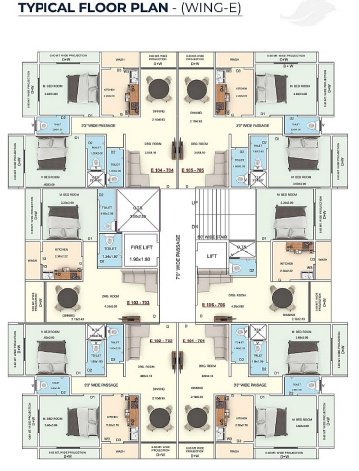  golden leaf Tower E Cluster Plan