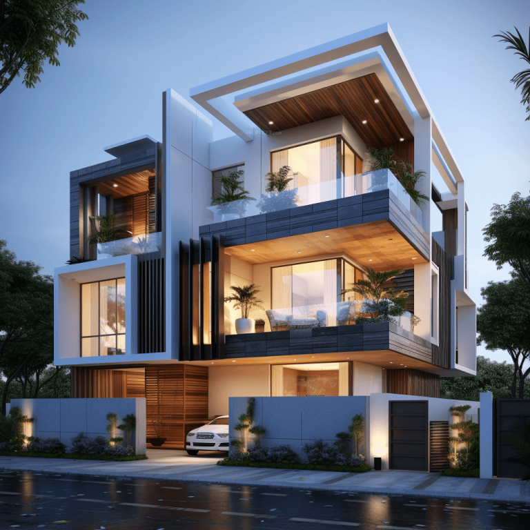 Elevation township villas Elevation
