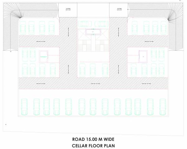  mahavir-heights Block-1 Cluster Plan for Cellar Floor