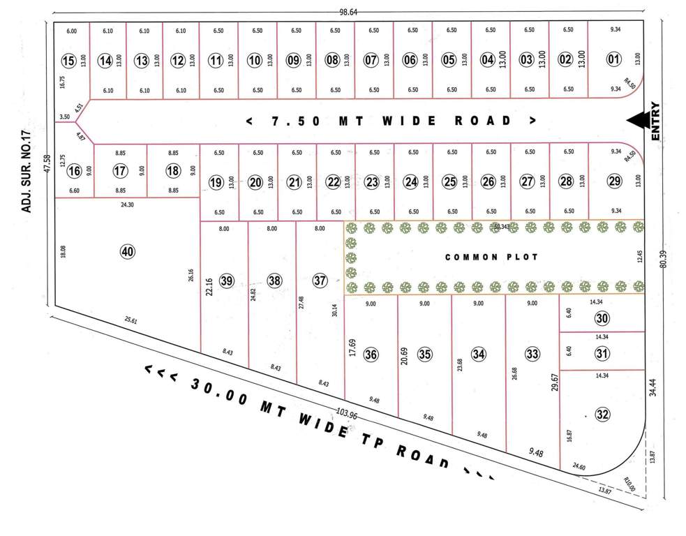  silver prime Cluster Plan for ground Floor
