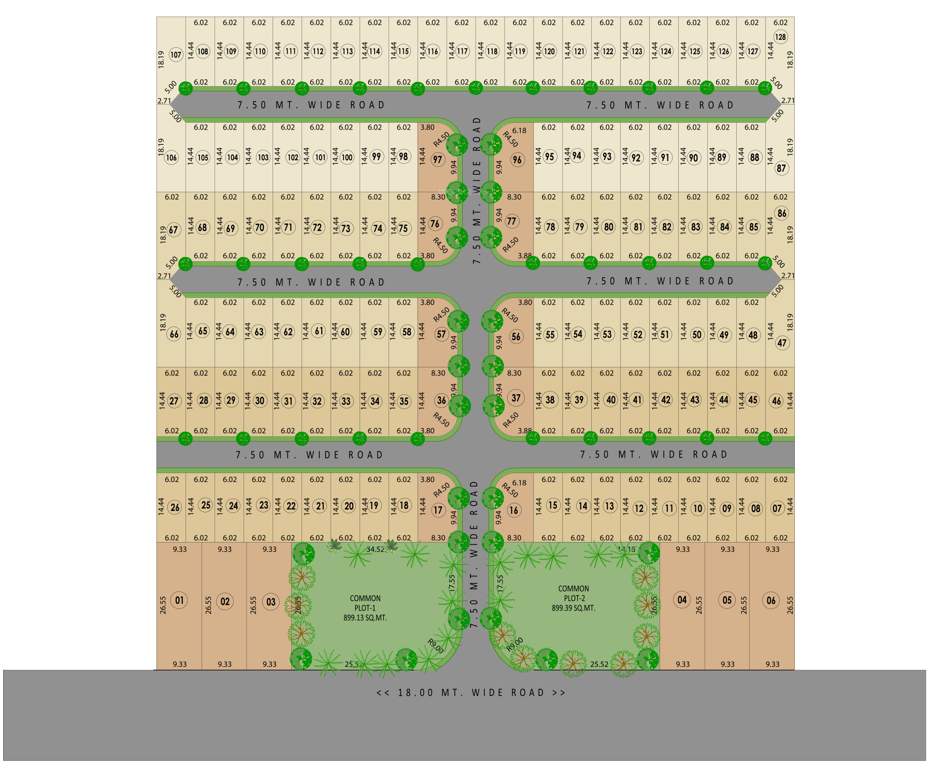 silver villa Layout Plan