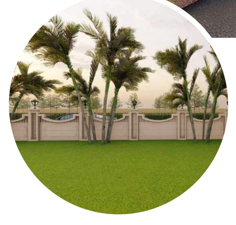 silver villa Landscape Garden and Tree Planting