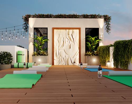 Yoga/ Meditation Area ath-the-palladium Yoga/ Meditation Area