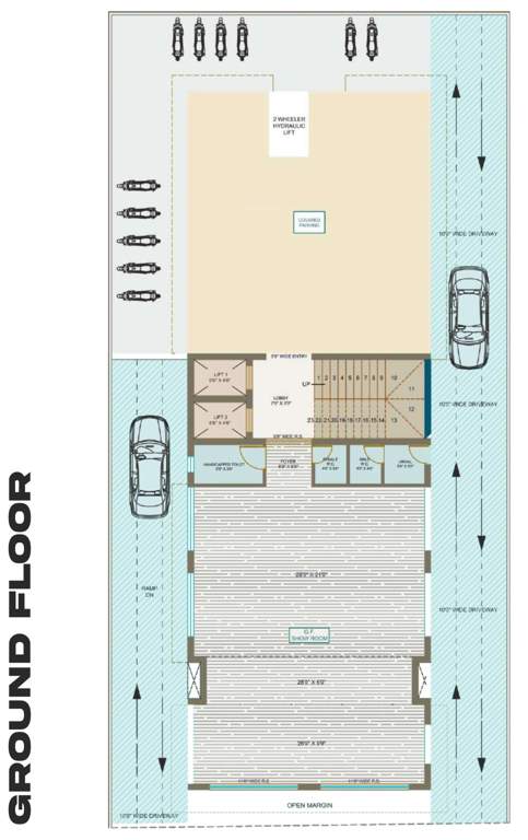  prime Block 1 Cluster Plan for ground Floor
