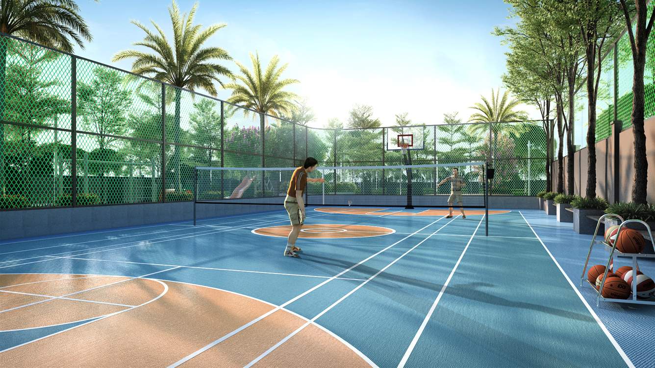  arco baleno Basketball Court