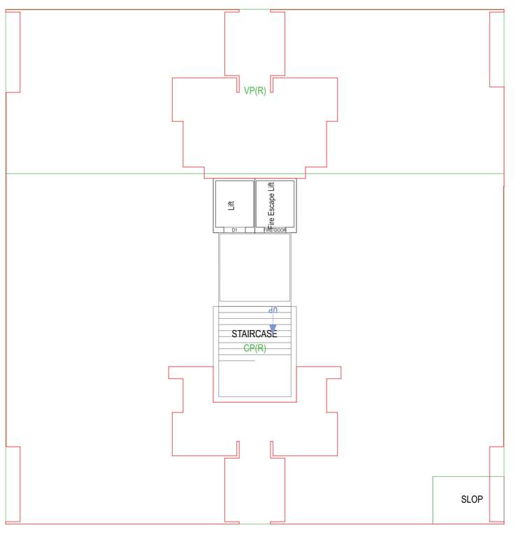  shukan a b c Block A Cluster Plan for ground Floor