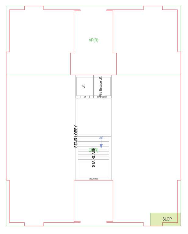  shukan a b c Block B Cluster Plan for ground Floor
