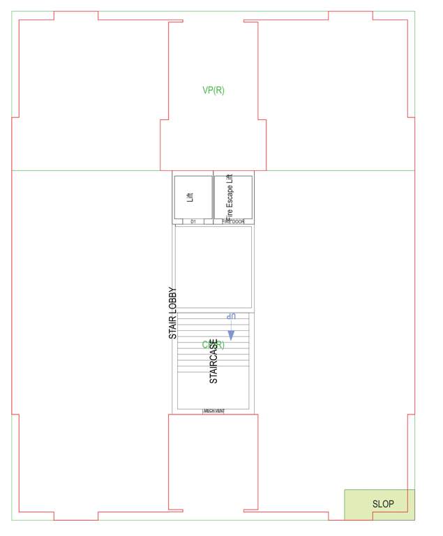  shukan a b c Block C Cluster Plan for ground Floor