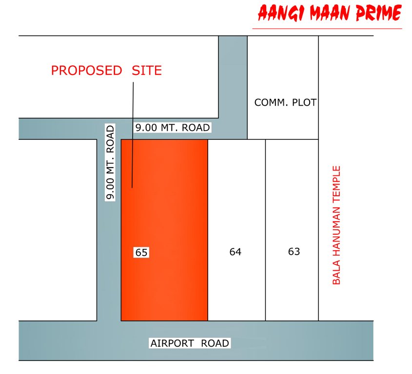 aangi maan prime Location Plan