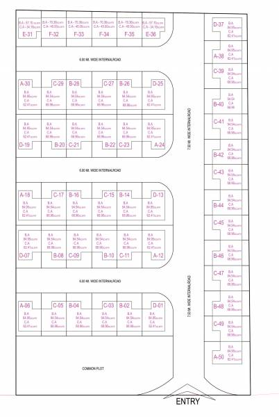  homes Layout Plan