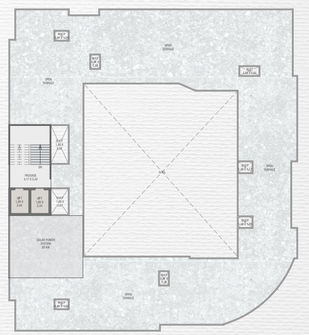 ramnath luxuria Cluster Plan Terrace