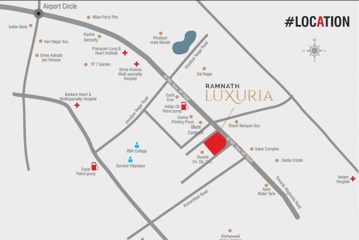ramnath luxuria Location Plan