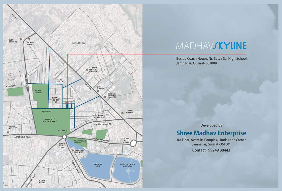  madhav skyline Location Plan