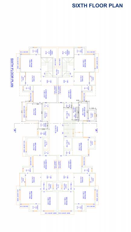navkar heights A Cluster Plan for 6th Floor