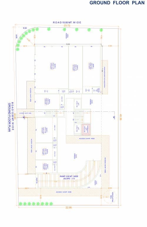 navkar heights A Cluster Plan for ground Floor
