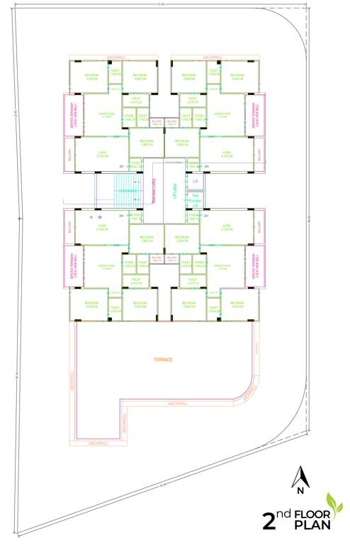  saltora green Saltora Green Cluster Plan for 2nd Floor
